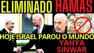 Israel elimina YAHYA SINWAR O LÍDER do HAMAS que PLANEJOU os Ataques de 7 de Outubro Está Morto [upl. by Shepard592]