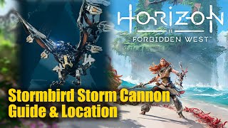 Horizon Forbidden West  Stormbird Storm Cannon Resources Legendary [upl. by Aihsar]