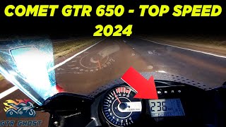 COMET GTR 650  TOP SPEED  ORIGINAL 2024 [upl. by Ahlgren]