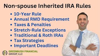 Nonspouse Beneficiary Inherited IRA Rules 10Year Rule RMD requirement Exceptions Tax Strategy [upl. by Schinica]