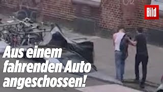 Dieser Mann wurde gerade angeschossen heftiges Video aus Hamburg [upl. by Ettenna]