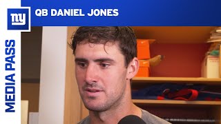 Daniel Jones Shifting Focus to Regular Season Its about us  New York Giants [upl. by Notgnihsaw]