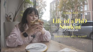 倫敦vlog 9 ▶ 十月🍂｜找到倫敦很好吃的麵包店和漢堡包店🍔｜ 幫助松鼠回家大行動🐿️｜ 第一次整米紙料理🥐｜買了很多蠟燭🕯️ [upl. by Suidualc]