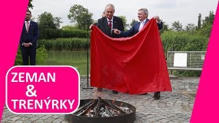 MILOŠ ZEMAN spálil červené trenýrky Skončil čas spodního prádla v politice pravil státník [upl. by Laehcar]