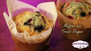 Recette des Muffins aux Fruits Rouges [upl. by Prader]