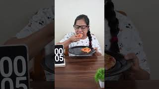 50 SECOND Pizza 🍕 CHALLENGE  Pizza Eating CHALLENGE shorts ashortaday pizza ytshorts [upl. by Hnim]