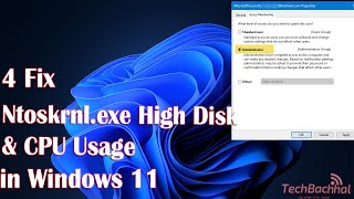 4 Fix Ntoskrnlexe High Disk amp CPU Usage Windows 11 amp 10 [upl. by Elinnet]