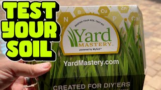 Test My Soil With Yard Mastery Soil Test Kit [upl. by Arlena659]