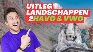 Samenvattingsclip Landschappen  Leerjaar 2 havo amp vwo [upl. by Apoor]