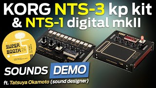 KORG NuTekt NTS1 mkII amp NTS3 kaoss pad SOUND DEMO NO TALKING Superbooth 2024 [upl. by Kumler]