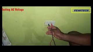 Test AC Voltage With ANENG Multimeter [upl. by Riley]