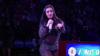 Elettra Lamborghini  PEM PEM LIVE Half Time NBA [upl. by Aicercul]