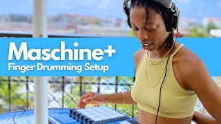 How to Set up Maschine Plus  Maschine Mk3 for Finger Drumming tutorial [upl. by Barbey255]