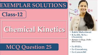 Chemical Kinetics  NCERT Exemplar  425  RAKHIMAM  MCQ [upl. by Tressia]