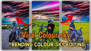 Trending colour sky editing 🌄 Sky change editing sky colour kaise kare  Ai photo editing sky [upl. by Axela]