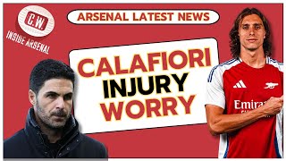 Arsenal latest news Calafiori injury worry  Odegaard frustration  Saka’s award  Rice hostility [upl. by Nallac668]