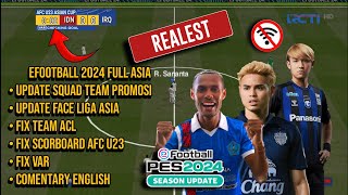 REALEST🔥 Pes PPPSSPP Full Asia Mantap BGTFace Mirip Ada Liga Malaysia dan Thailand Grapich HD [upl. by Acinnod]