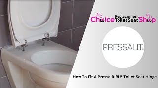 How To Fit A Pressalit BL5 Bottom Fix Toilet Seat Hinge [upl. by Shamrao]