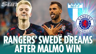 Rangers Swede dreams after massive Malmo win [upl. by Pacificia193]