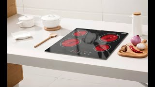 Review of the Karinear 4 Burner Electric Cooktop [upl. by Katharina]