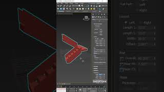 Doglegged staircase modelling in 3dsmax [upl. by Ydne416]