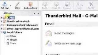 How to set up GmailYahooHotmail in Thunderbid [upl. by Ephrayim94]