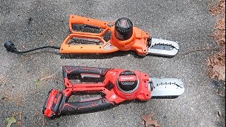 Chainsaw Loppers  Corded vs Battery [upl. by Eeldarb]