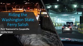 Riding the Washington State Ferry Salish  Port Townsend to Coupeville [upl. by Macy]