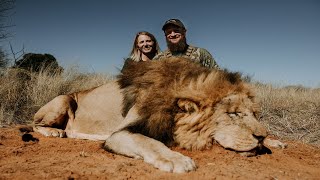 Jason amp Lacey Lion hunt in Africa [upl. by Lebezej132]