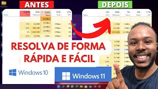 CPU 100 e DISCO 100 COMO RESOLVER DE UMA VEZ POR TODAS NO WINDOWS 10 E 11 [upl. by Hanny]