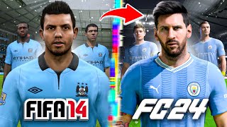 I Rebuild Manchester City From FIFA 14 to FC 24 [upl. by Ahsinav]