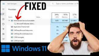 Fix Antimalware Service Executable High CPU and Memory Usage on Windows 11 [upl. by Aimil201]