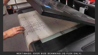 Large Document Drawing Scan and Edit Software Nextimage  Oversized scanning IQ FLEX scanner only [upl. by Iana]