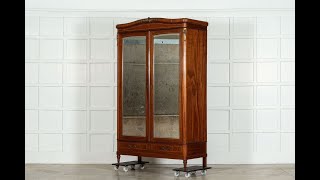 19thC French Walnut Armoire [upl. by Dnalrah896]