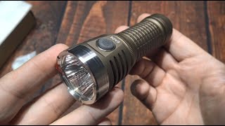 ASTROLUX EA04 Flashlight Review 12600 Lumens With Four HP50 LEDs [upl. by Nesto]