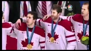 National Anthem of Canada after winning the gold medal during Olympic gamempg [upl. by Tenn]