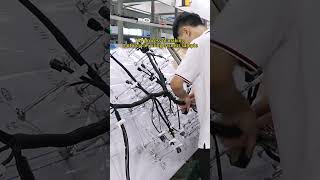 The process of making motorcycle wiring harness sample factory wireharness [upl. by Tare]