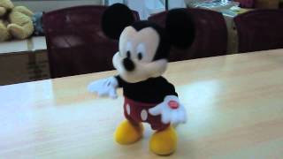 DISNEY PLUSH  BO SINGING AND DANCING MICKEY 12quot [upl. by Ayerf703]