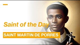 Saint of the Day St Martin de Porres  November 3 2024 [upl. by Inad]