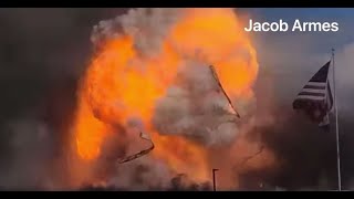 Large explosions coming from industrial plant in Fredericktown Missouri [upl. by Sakram410]