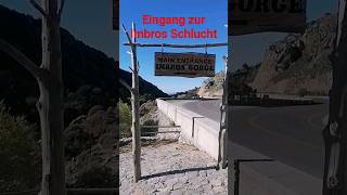 Eingang zur Imbros Schlucht kreta shortvideo crete urlaub viralvideo shorts [upl. by Ackley]