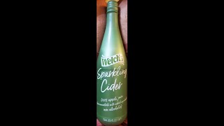 Welchs Sparkling Cider Review [upl. by Annavaj]