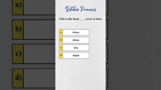 Relative Pronouns shorts [upl. by Pamela]