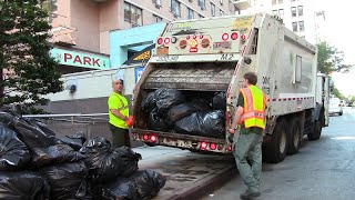 DSNY  New Yorks Garbage Trucks [upl. by Apurk92]