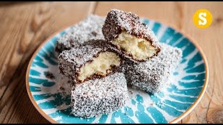 Chocolate Lamingtons Recipe upside down [upl. by Ahsym]