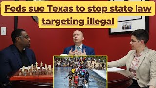 FEDS sue Texas over latest border security effort [upl. by Ailehc367]