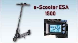 Reviewing eScooter ESA 1500 [upl. by Bridge383]