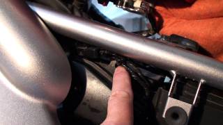 2008 Kawasaki Versys Gas Tank Removal [upl. by Nabe]