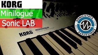 Korg Minilogue  SonicLAB Review [upl. by Spearman]