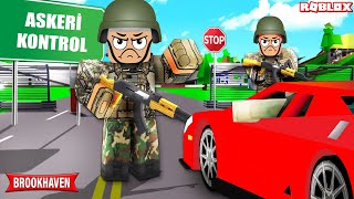 Yolu Kapattık ve Askeri Kontrol Yaptık   Panda ile Roblox Brookhaven [upl. by Annoled96]